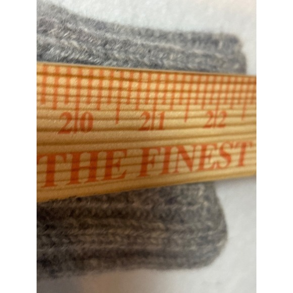 Alan Paine Shetland All Wool Cable Knit Sweater Grey Size 40 Mock Neck - Picture 6 of 9